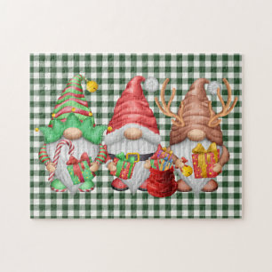 North Pole Gnomes Trio Puzzle Pussel