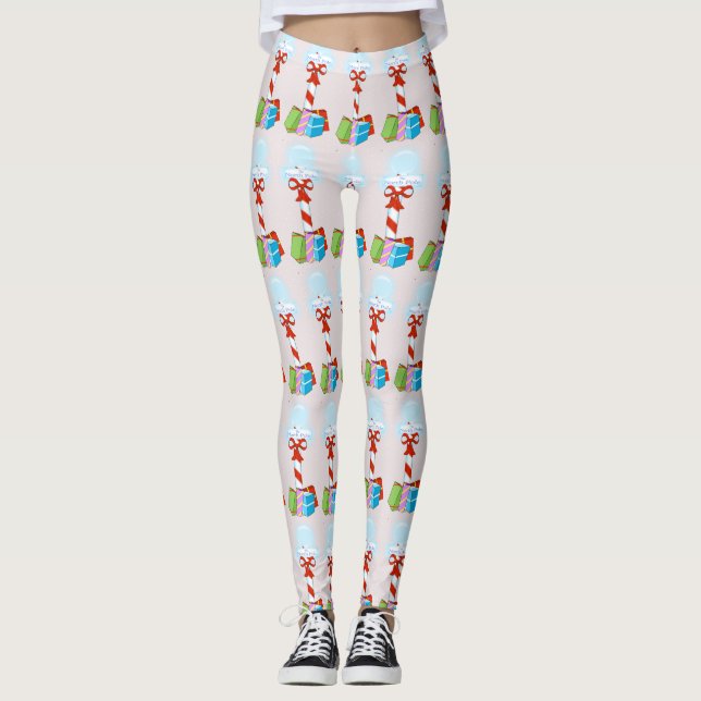 North Pole Helgdag Leggings (Framsida)
