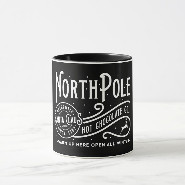 North Pole Hett Chocolate Company/jul Mugg (Center)