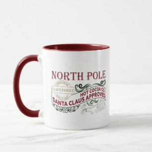 North Pole hett kakaoföretag jul Mugg