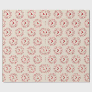 North Pole Mail Christmas Wrapping Paper Presentpapper