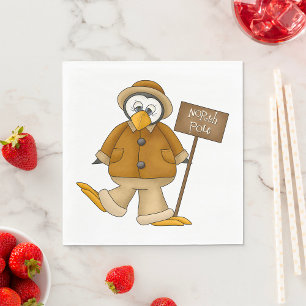 North Pole Penguin Pappersservett