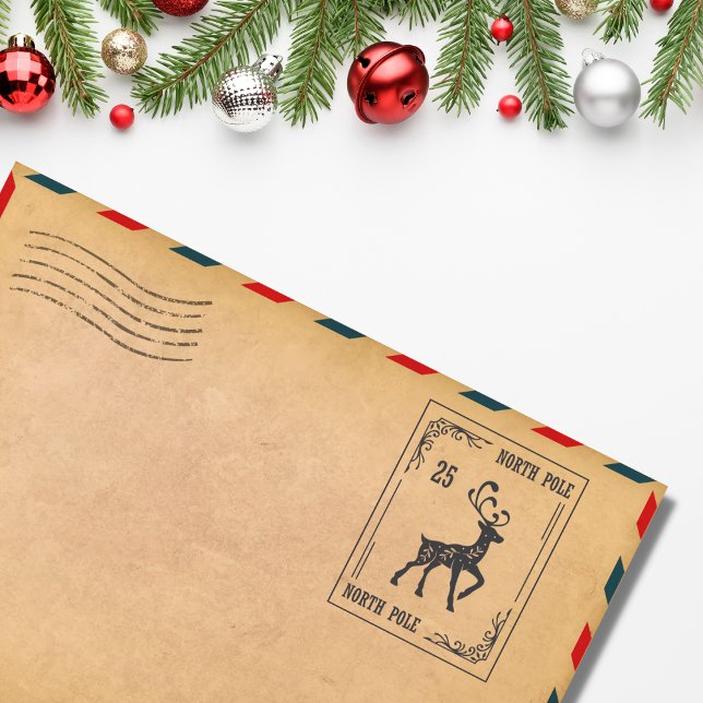 North Pole Reindeer Festive Stämpel (Skapare uppladdad)