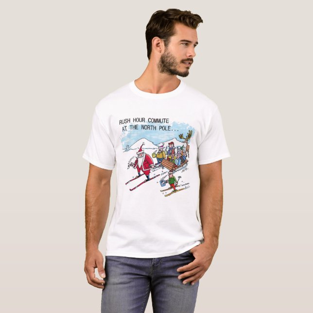 North Pole Rush Timour white T-shirt (Hel framsida)