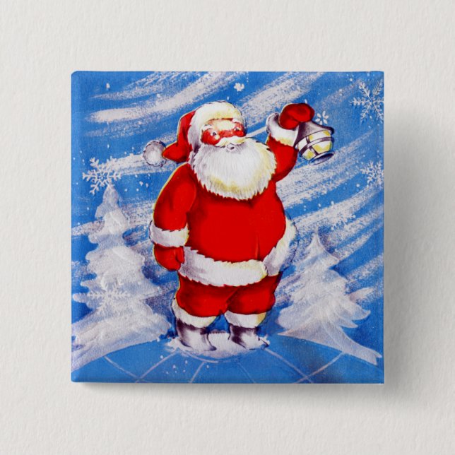 North Pole Santa Knapp (Framsida)