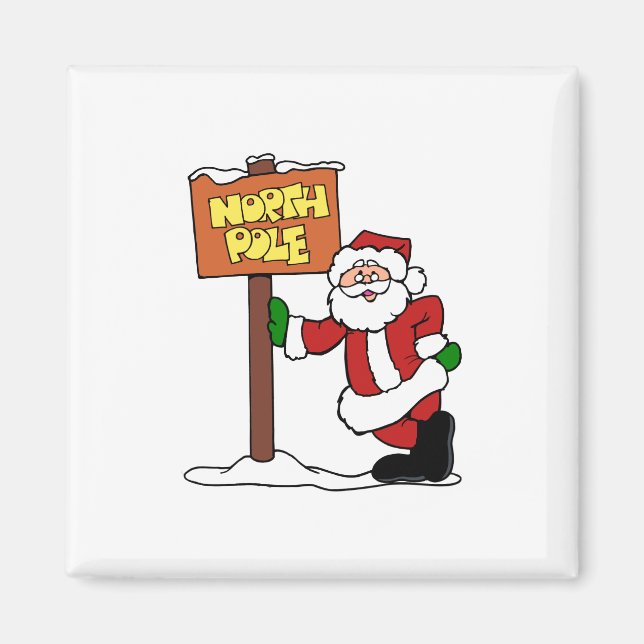 North Pole Santa Magnet (Framsidan)