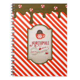 North Pole Santa Shop - jultomten Elf Made Anteckningsbok