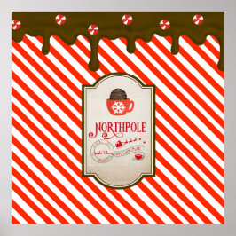 North Pole Santa Shop - jultomten Elf Made Poster