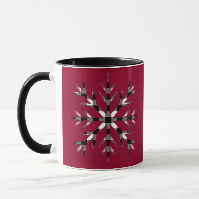 North Pole snöflinga, buffelkaroad mugg (Vänster)