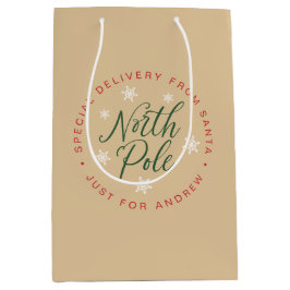 North Pole Speciell Delivery Kraft Brown Anpassnin