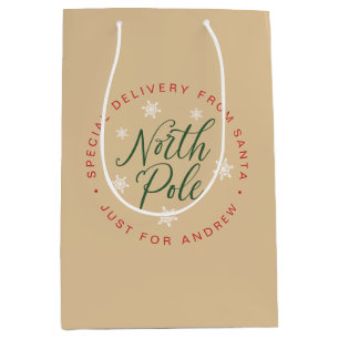 North Pole Speciell Delivery Kraft Brown Anpassnin