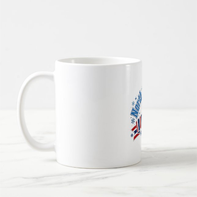 North Pole Squad Universitetsjul Kaffemugg (Vänster)