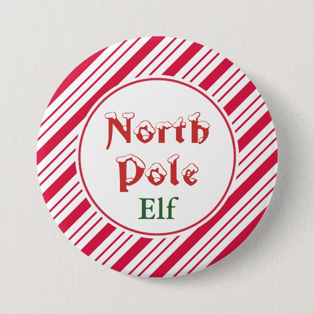 North Pole Tomte Knapp (Framsida)