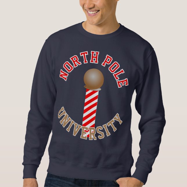 North Pole University Sweatshirt (Framsida)