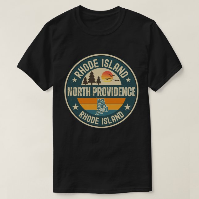 North Providence, Rhode Island T Shirt (Design framsida)