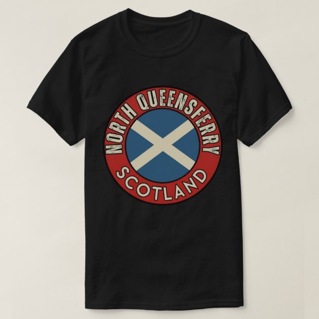 North Queensferry, Skottland T Shirt (Design framsida)