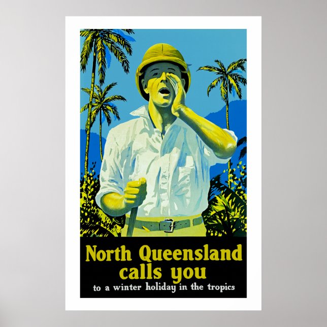 North Queensland anropar dig Poster (Framsidan)