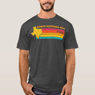 North Richland Backe Texas Vintage Distress Souv T Shirt
