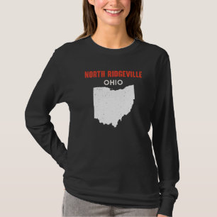 NORTH RIDGEVILLE Ohio USA State America Travel Ohi T Shirt