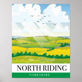 North Riding Yorkshire "för en paus" Poster
