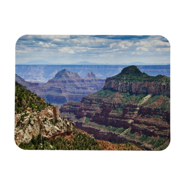 North Rim Gran Canyon - Grand Canyon National Magnet (Horisontell)