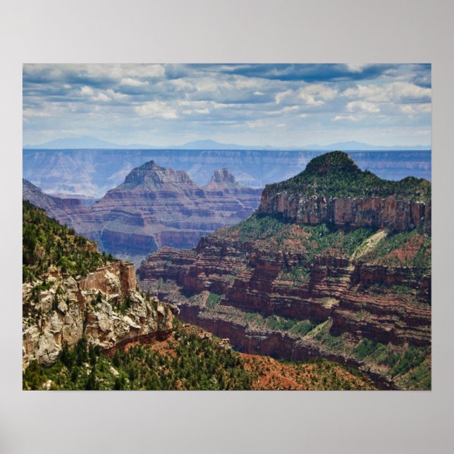North Rim Gran Canyon - Grand Canyon National Poster (Framsidan)