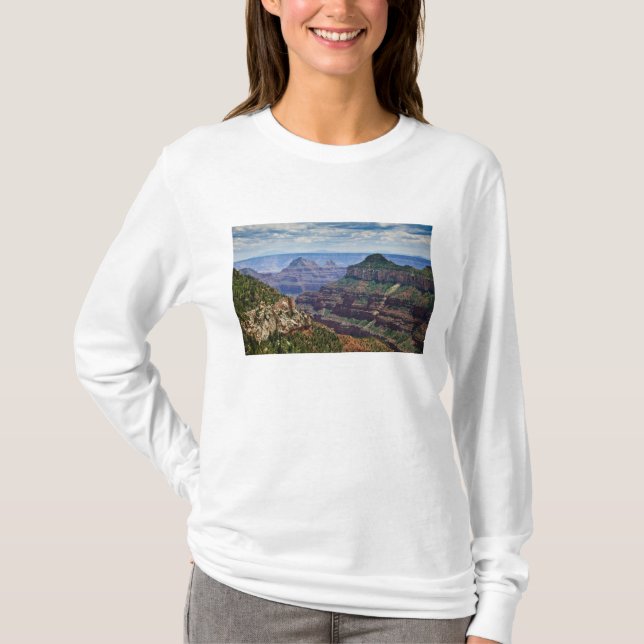North Rim Gran Canyon - Grand Canyon National Tee (Framsida)
