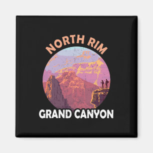 North Rim Grand Canyon jag vandrade Grand Canyon O Magnet