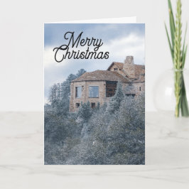 North Rim Lodge Winter Scene Tribute Helgkort