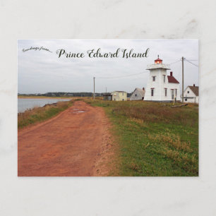 North Rustico Harbour Lighthouse PEI Vykort