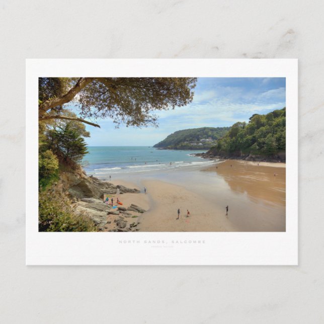 North Sands, Salcombe Vykort (Framsida)