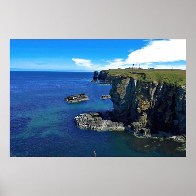 North Scotland Kusten Poster (Framsidan)