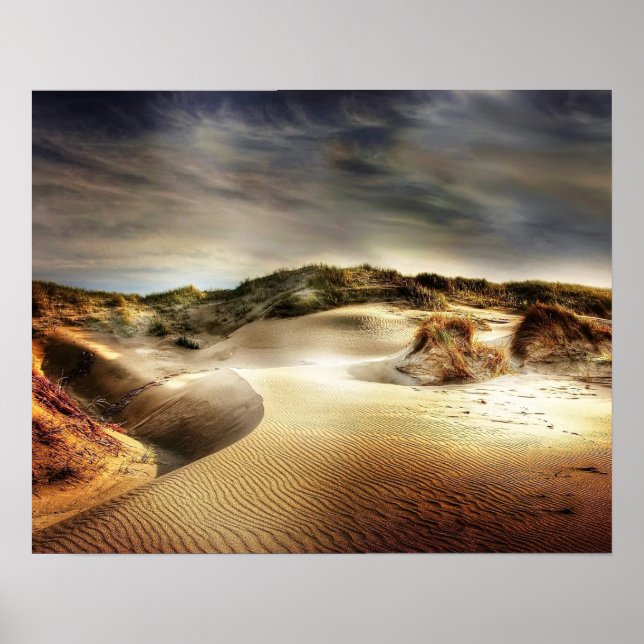 North Sea Dunes Poster (Framsidan)