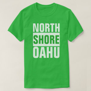NORTH SHORD OAHU HAWAII-SURFA INSPIERAD TRÖJA