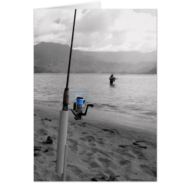 North Shore Fishing Hälsningskort (Framsidan)