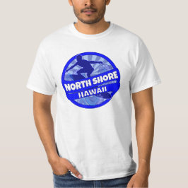 North Shore Hawaii blue surfer logotyp shirt Tröja