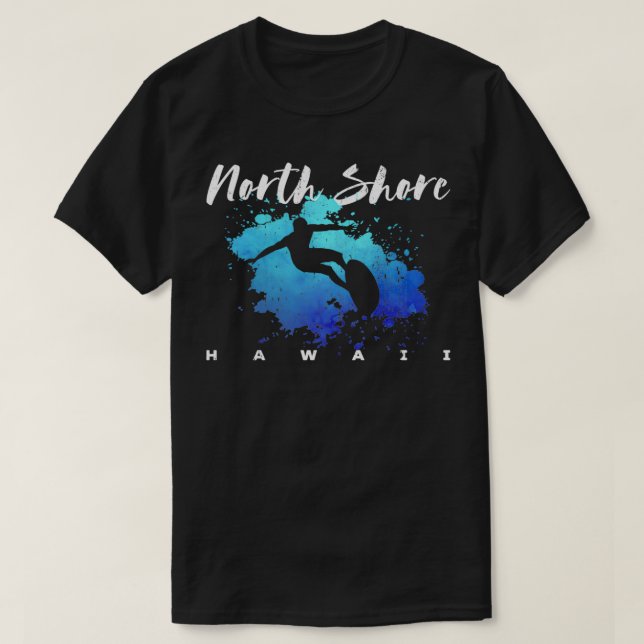 NORTH SHORE HAWAII Oahu Surfing Beach Vacation Tri T Shirt (Design framsida)