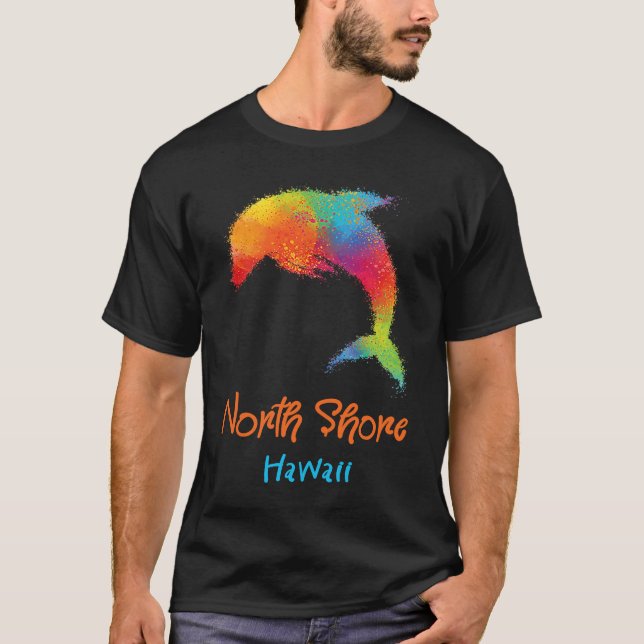 North Shore  Hawaii  Souvenir T Shirt (Framsida)