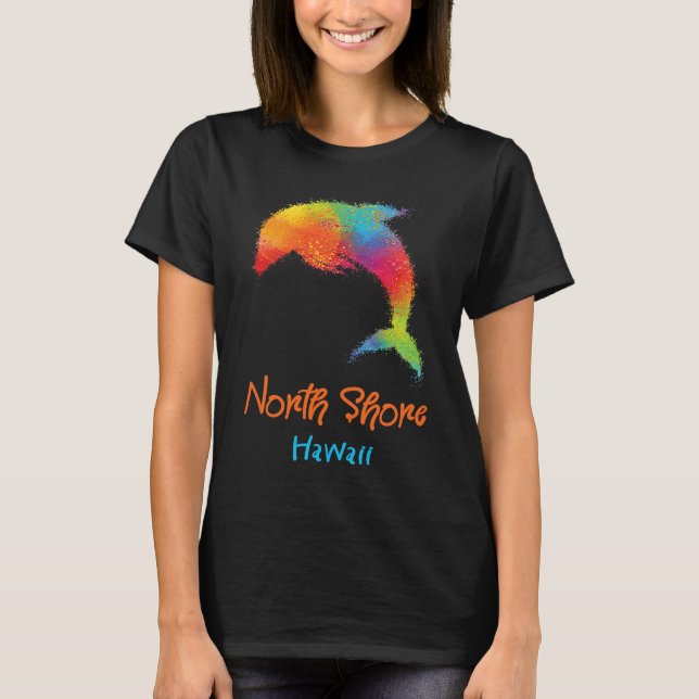 North Shore  Hawaii  Souvenir T Shirt (Framsida)