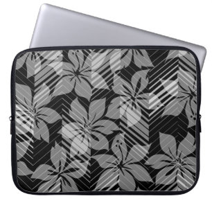North Shore Hawaiian Hibiscus Neoprene Wetdräe Laptop Sleeve