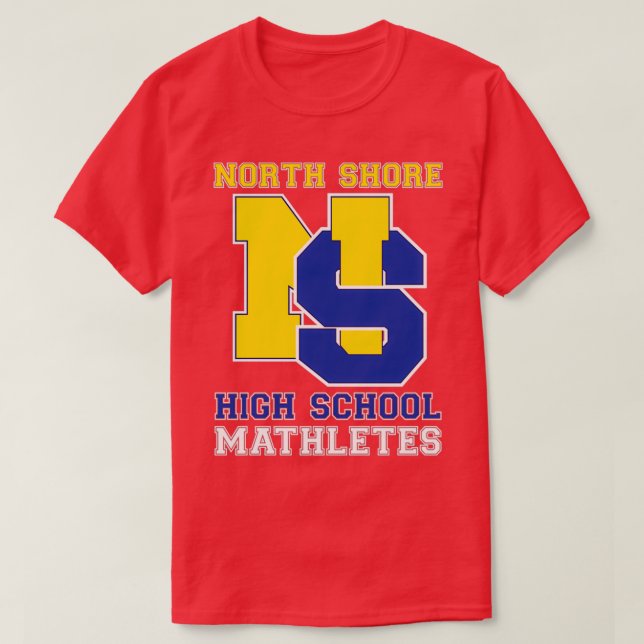 North Shore High School Mathletletes T Shirt (Design framsida)
