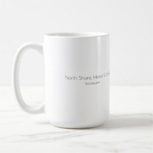 North Shore Huva Canal, Washingt, Large Coffee Mug Kaffemugg