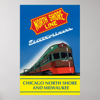North Shore Line Electroliner Poster