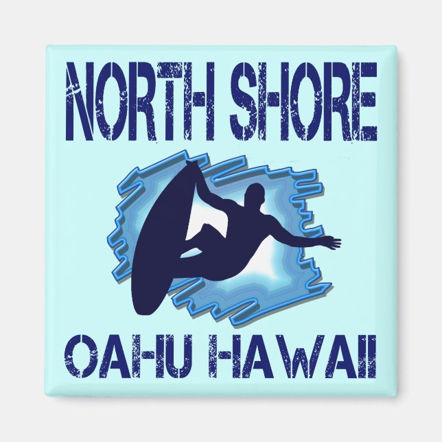 NORTH SHORE, OAHU, HAWAII MAGNET (Framsidan)