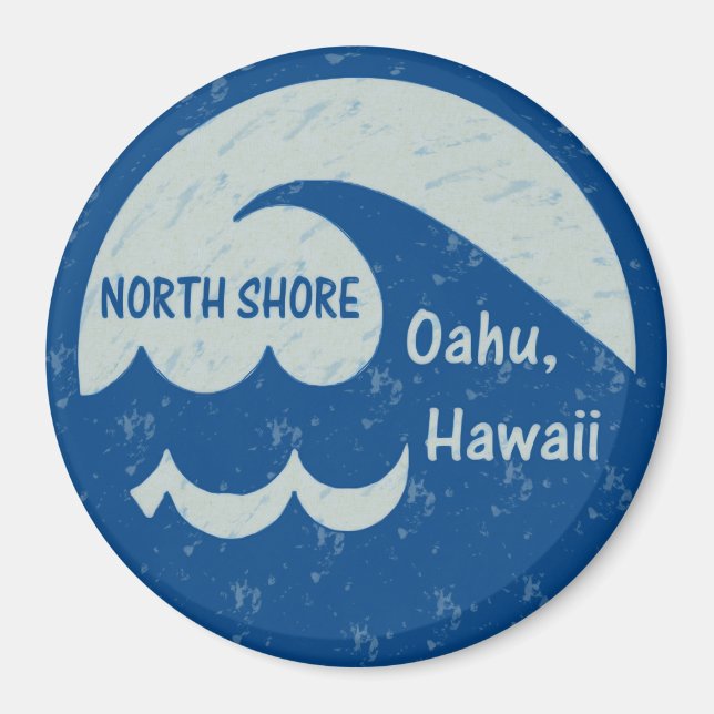 North Shore, Oahu, Hawaii Magnet (Framsidan)