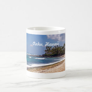 North Shore på Oahu-ön på Hawaii Kaffemugg
