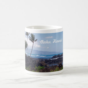 North Shore på Oahu-ön på Hawaii Kaffemugg