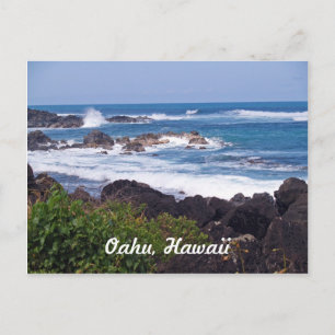 North Shore på Oahu-ön på Hawaii Vykort