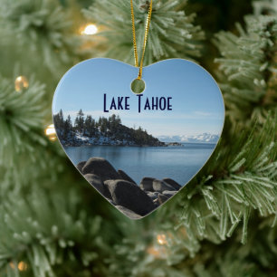 North Shore Sjö Tahoe, Incline Village, Nevada Julgransprydnad Keramik