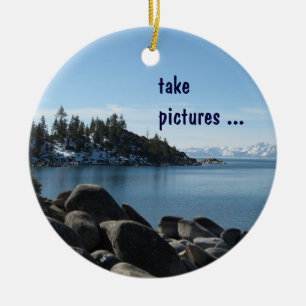 North Shore Sjö Tahoe, Incline Village, Nevada Julgransprydnad Keramik